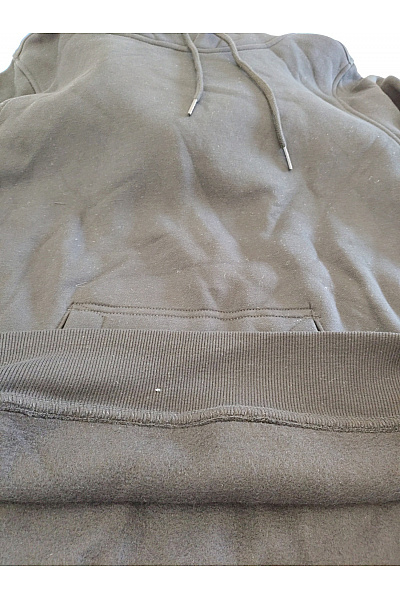 Dámská černá bavlněná mikina s kapucí a klokaní kapsou Velikost M | Unimoda | obrázek 5