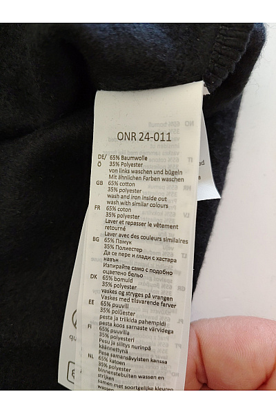 Dámská černá bavlněná mikina s kapucí a klokaní kapsou Velikost M | Unimoda | obrázek 7