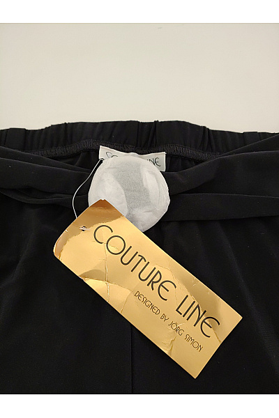COUTURE LINE Černé široké kalhoty s vysokým pasem Velikost DE 46 | COUTURE LINE | obrázek 5