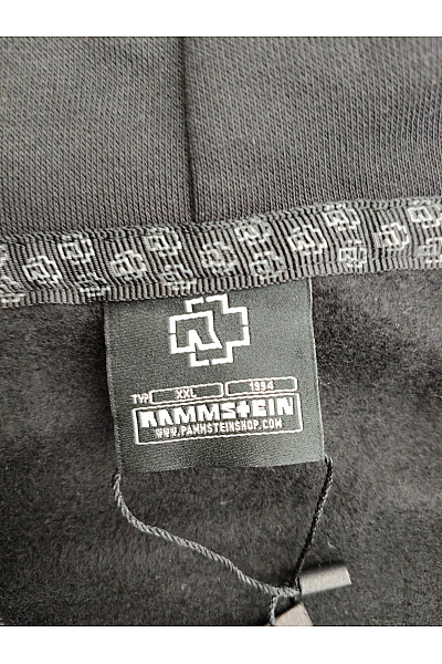 rammstein Pánská bavlněná mikina na zip s kapucí černá Vel. XXL | rammstein | obrázek 6