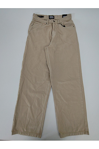 URBAN CLASSICS Pánské béžové bavlněné džíny wide leg Vel. EU 34 | URBAN CLASSICS | obrázek 2