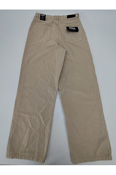 URBAN CLASSICS Pánské béžové bavlněné džíny wide leg Vel. EU 34 | URBAN CLASSICS | obrázek 8