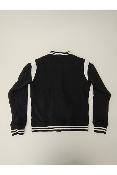 URBAN CLASSICS Černobílá bavlněná baseballová bomber bunda Vel. M | URBAN CLASSICS | obrázek 10