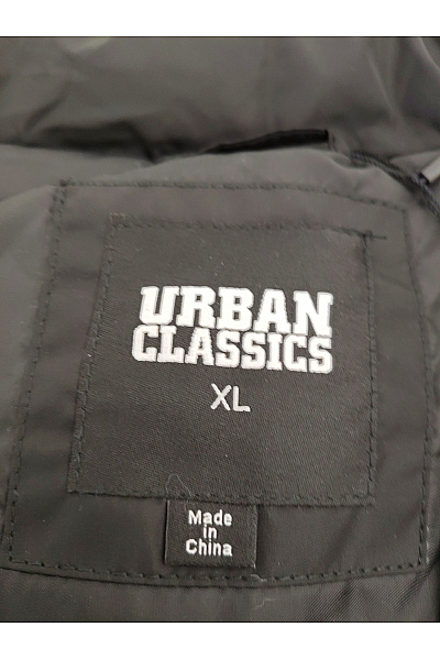 URBAN CLASSICS Pánská černá prošívaná zateplená vesta bez rukávů se zapínáním Vel. XL | URBAN CLASSICS | obrázek 6