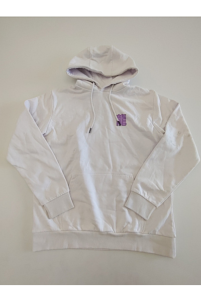 snipes Bílá pánská mikina s kapucí a potiskem streetwear Velikost XXL | snipes | obrázek 2