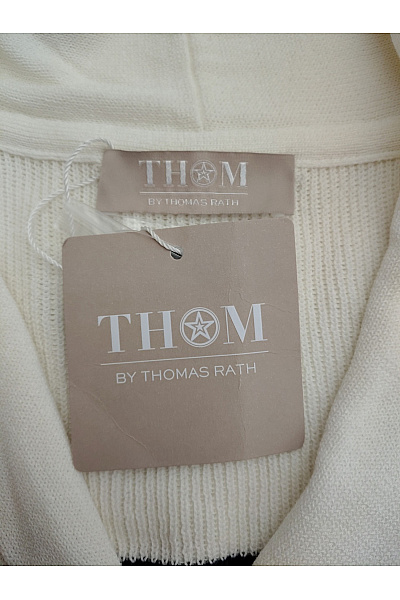 THOM By Thomas Rath Dámský pruhovaný bavlněný kardigan na knoflíky Velikost DE 56 | THOM By Thomas Rath | obrázek 6