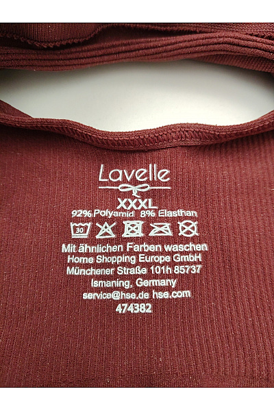 Lavelle Červená bezešvá sportovní podprsenka s hlubokým výstřihem Vel. XXXL | Lavelle | obrázek 6