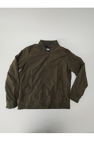 URBAN CLASSICS Pánská khaki bomber bunda se zipem Vel. XL | URBAN CLASSICS | obrázek 2