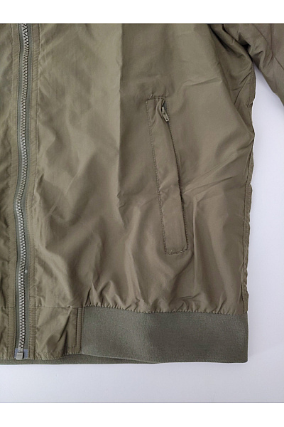 URBAN CLASSICS Pánská khaki bomber bunda se zipem Vel. XL | URBAN CLASSICS | obrázek 3