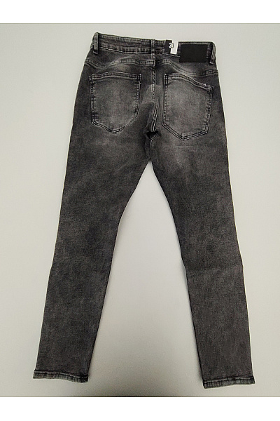 2Y PREMIUM Pánské šedé džíny skinny fit s dírami na kolenou Vel. 33 | 2Y PREMIUM | obrázek 7