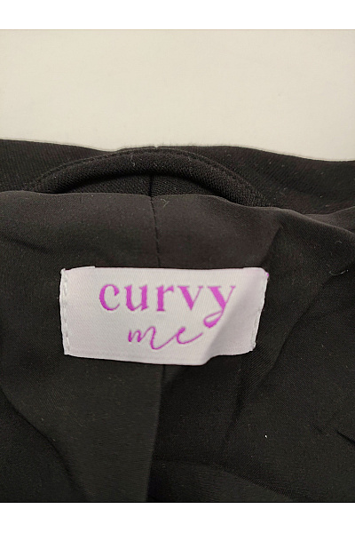 curvy me Černé dámské blejzr s jedním knoflíkem elegantní business Velikost IT 56 | curvy me | obrázek 9