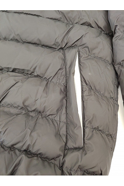 URBAN CLASSICS Pánská černá prošívaná zimní bunda s kapucí se zipem Velikost XL | URBAN CLASSICS | obrázek 2