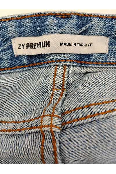 2Y PREMIUM Dámské modré mom džíny s dírami na kolenou Vel. EU 29 | 2Y PREMIUM | obrázek 6