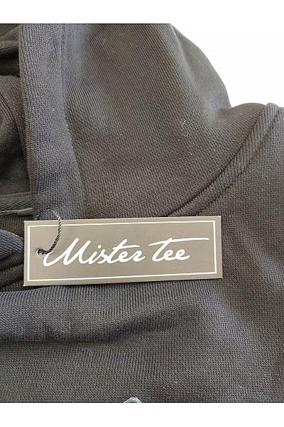 Mister Tee Černá bavlněná mikina s kapucí a potiskem motýla Velikost S | Mister Tee | obrázek 7