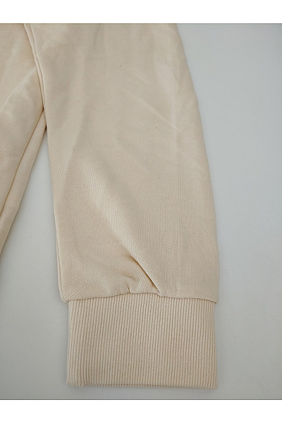 URBAN CLASSICS Pánská béžová bavlněná mikina oversized crewneck bez potisku Velikost M | URBAN CLASSICS | obrázek 2