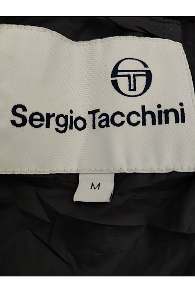 SERGIO TACCHINI Černá pánská prošívaná zimní bunda s kapucí Vel. M | SERGIO TACCHINI | obrázek 10