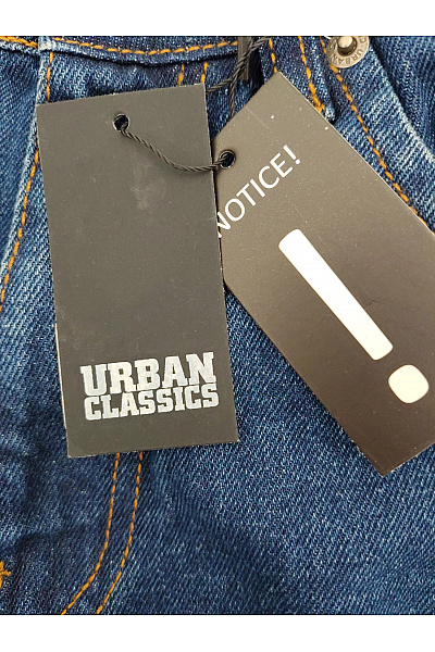 URBAN CLASSICS Dámské modré džíny s vysokým pasem široké Velikost 28 | URBAN CLASSICS | obrázek 7