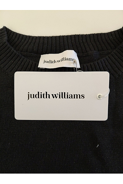 Judith Williams Černý elegantní pulovr s nabíranými rukávy a třpytivým vzorem Vel. DE 38 | Judith Williams | obrázek 6