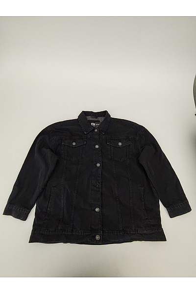 URBAN CLASSICS Černá Bavlněná Džínová Bunda Oversize Velikost 3XL