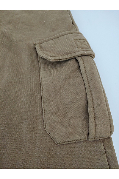 URBAN CLASSICS Pánské khaki cargo tepláky s kapsami na stehnech Velikost XL | URBAN CLASSICS | obrázek 4