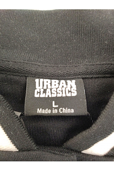 URBAN CLASSICS Černobílá bavlněná baseballová bomber bunda Velikost L | URBAN CLASSICS | obrázek 6