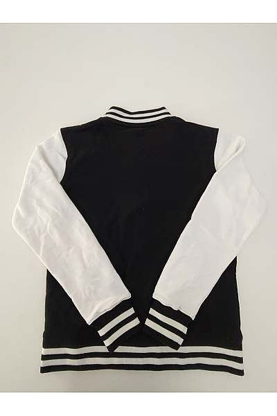 URBAN CLASSICS Černobílá bavlněná baseballová bomber bunda Velikost L | URBAN CLASSICS | obrázek 8