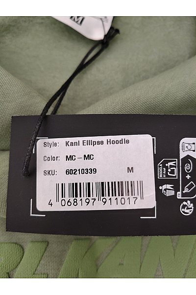 KARL KANI Pánská khaki bavlněná mikina s kapucí a klokaní kapsou Velikost M | KARL  KANI | obrázek 7