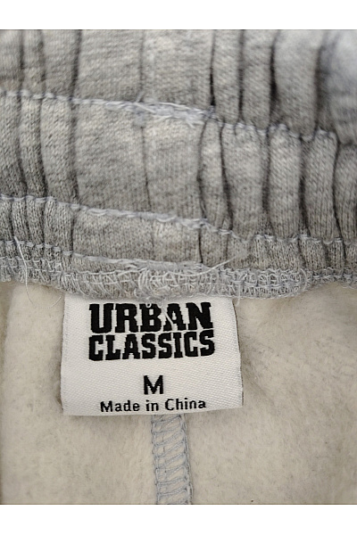 URBAN CLASSICS Šedé bavlněné tepláky s gumou v pase Vel. M | URBAN CLASSICS | obrázek 6