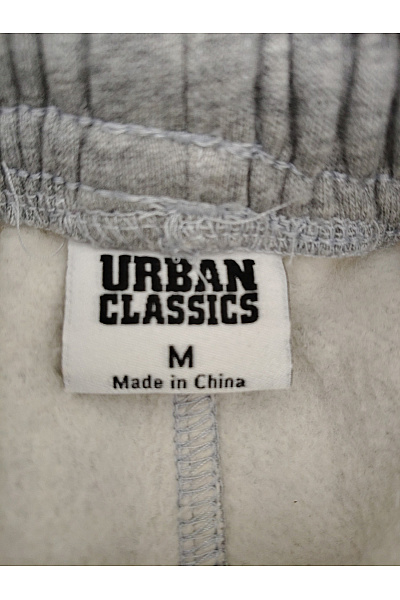 URBAN CLASSICS Šedé bavlněné tepláky s gumou v pase Vel. M | URBAN CLASSICS | obrázek 7