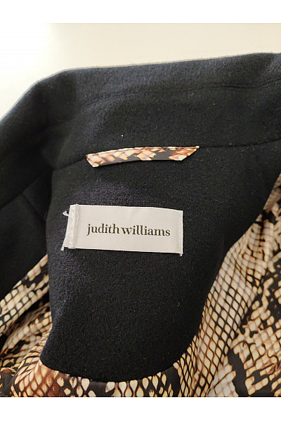 Judith Williams Černý elegantní dlouhý kabát s hadím vzorem Velikost DE 48 | Judith Williams | obrázek 7