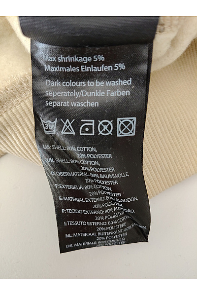 ROCAWEAR Béžová bavlněná mikina s kapucí a klokaní kapsou Vel. US 4XL | ROCAWEAR | obrázek 7