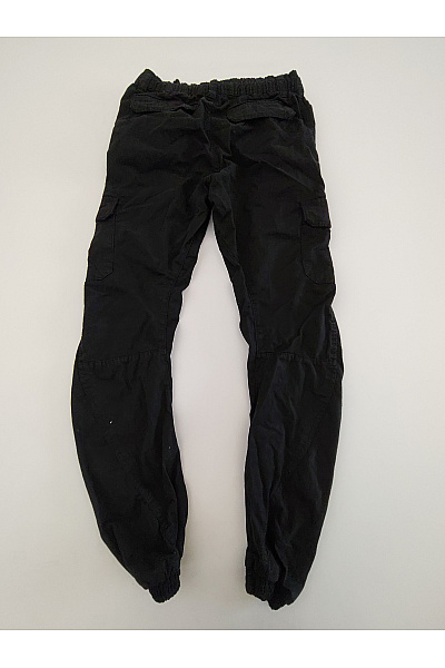 URBAN CLASSICS Pánské černé bavlněné cargo jogger kalhoty s kapsami Vel. M | URBAN CLASSICS | obrázek 3