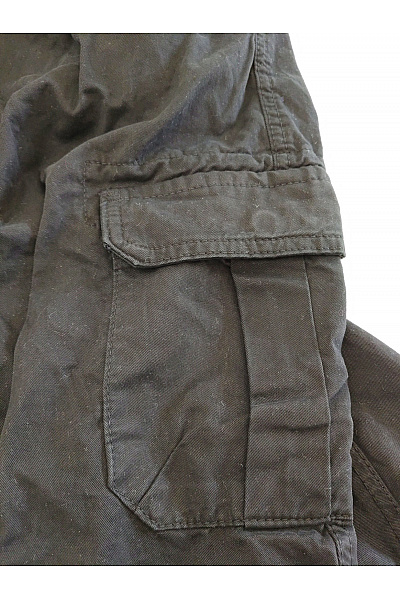 URBAN CLASSICS Pánské černé bavlněné cargo jogger kalhoty s kapsami Vel. M | URBAN CLASSICS | obrázek 6