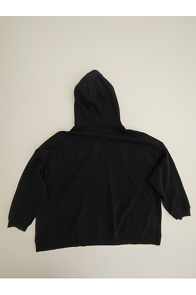 Pánská černá bavlněná mikina s kapucí přes hlavu Vel. 5XL | Unimoda | obrázek 4
