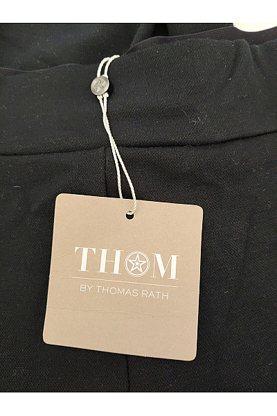 THOM By Thomas Rath Černé široké kalhoty s vysokým pasem Vel. DE 21 | THOM By Thomas Rath | obrázek 5