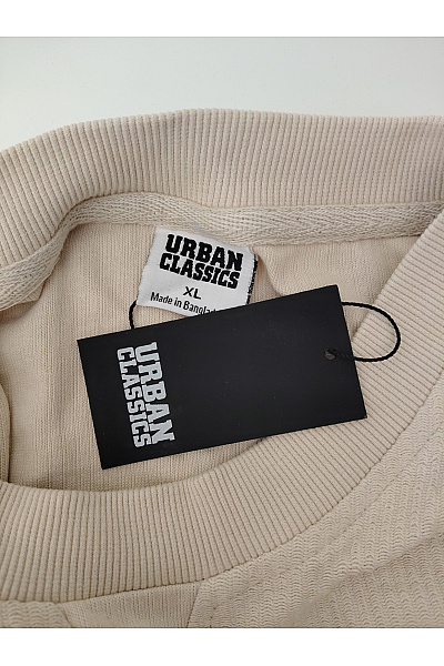 URBAN CLASSICS Béžové bavlněné tričko s dlouhým rukávem basic Velikost XL | URBAN CLASSICS | obrázek 5