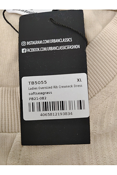URBAN CLASSICS Béžové bavlněné tričko s dlouhým rukávem basic Velikost XL | URBAN CLASSICS | obrázek 6