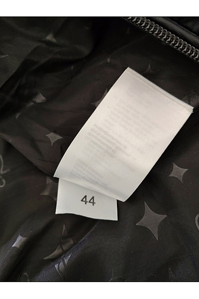 PFEFFINGER Černá prošívaná zimní dlouhá bunda s kapucí a kožešinou Velikost EU 44 | PFEFFINGER | obrázek 9