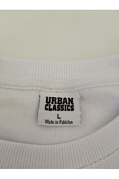 URBAN CLASSICS Bílé pánské basic tričko s krátkým rukávem Velikost L | URBAN CLASSICS | obrázek 4