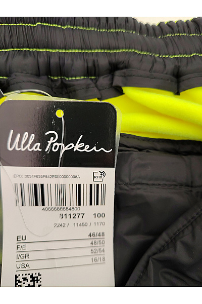 Ulla Popken Černá prošívaná sportovní mini sukně se zipem Velikost EU 46/48 | Ulla Popken | obrázek 7