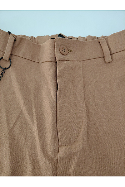 2Y PREMIUM Hnědé bavlněné bermudy s řetízkem Vel. XL | 2Y PREMIUM | obrázek 2