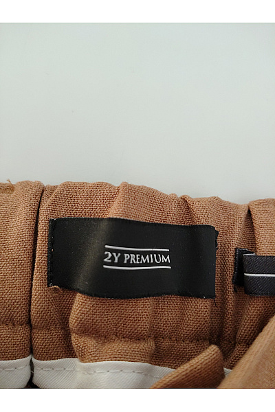 2Y PREMIUM Hnědé bavlněné bermudy s řetízkem Vel. XL | 2Y PREMIUM | obrázek 4