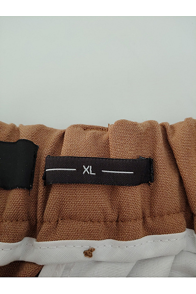 2Y PREMIUM Hnědé bavlněné bermudy s řetízkem Vel. XL | 2Y PREMIUM | obrázek 5