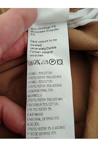 2Y PREMIUM Hnědé bavlněné bermudy s řetízkem Vel. XL | 2Y PREMIUM | obrázek 6