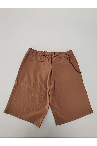 2Y PREMIUM Hnědé bavlněné bermudy s řetízkem Vel. XL | 2Y PREMIUM | obrázek 7