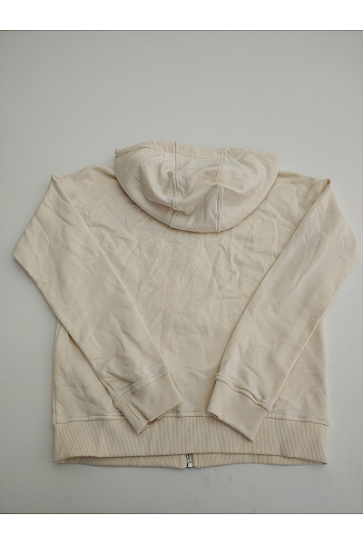 URBAN CLASSICS Béžová bavlněná mikina na zip s kapucí Vel. S | URBAN CLASSICS | obrázek 8