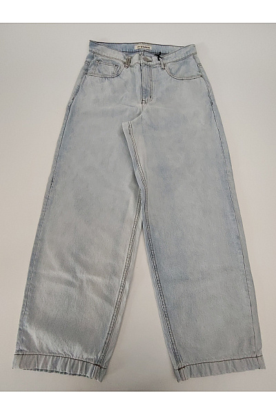 2Y PREMIUM Pánské Bavlněné Džíny Wide Leg Seprané Vel. 32
