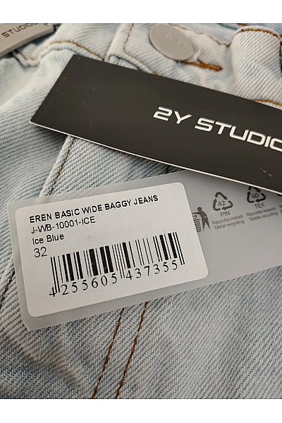 2Y PREMIUM Pánské bavlněné džíny wide leg seprané Vel. 32 | 2Y PREMIUM | obrázek 5
