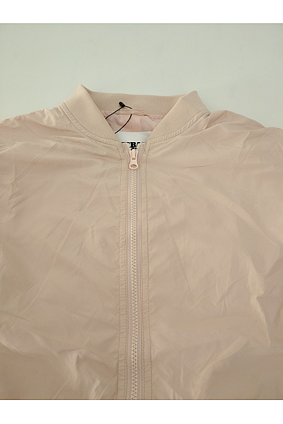 URBAN CLASSICS Růžová bomber bunda se zipem lehká jarní Velikost L | URBAN CLASSICS | obrázek 5