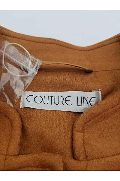 COUTURE LINE Dámská hnědá semišová přechodová bunda se zipem Vel. 48 | COUTURE LINE | obrázek 6